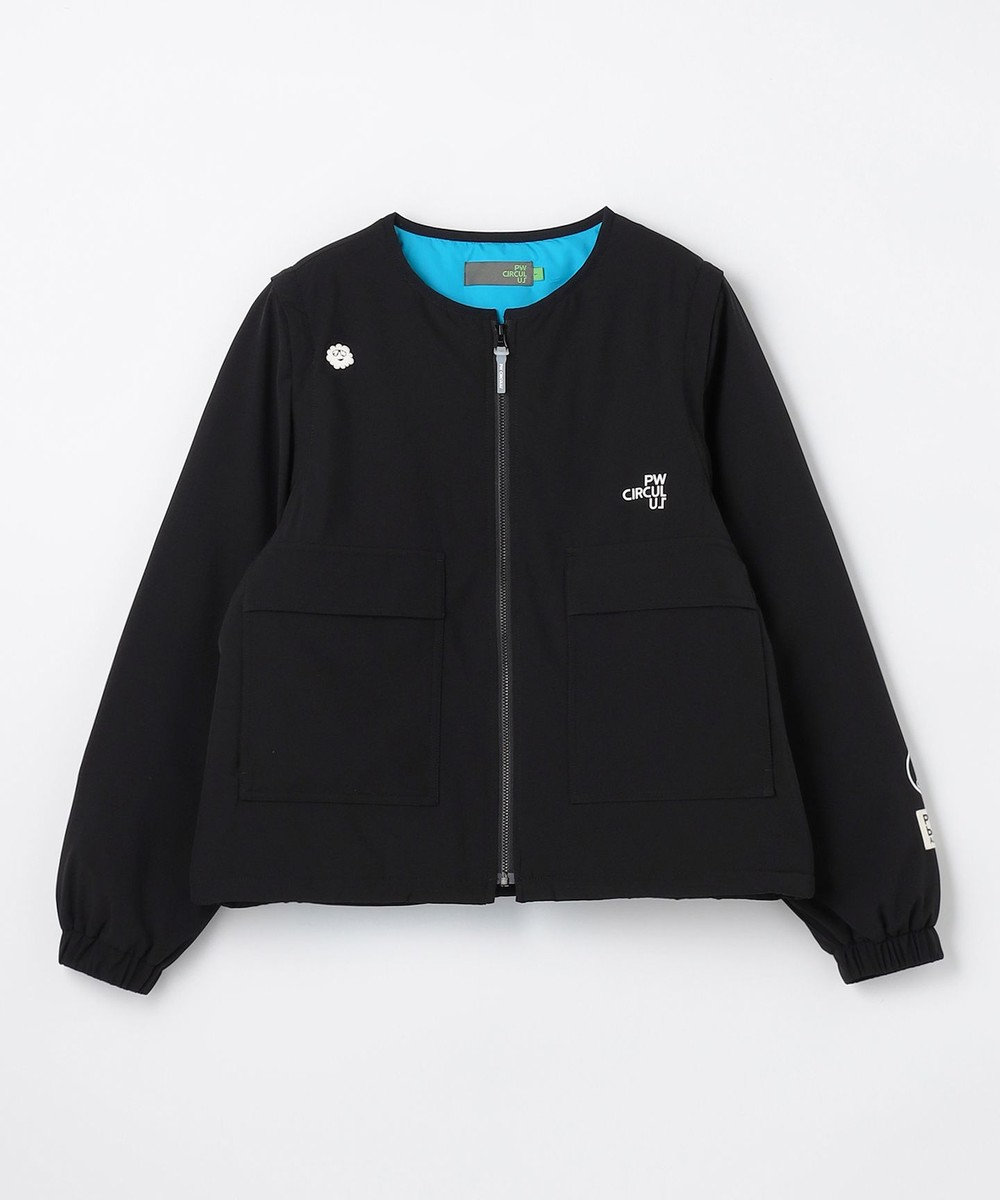 PW CIRCULUS 【撥水加工 / ストレッチ】【WOMEN】デタッチャブルキルティング中綿ブルゾン ゴルフウェア レディース 