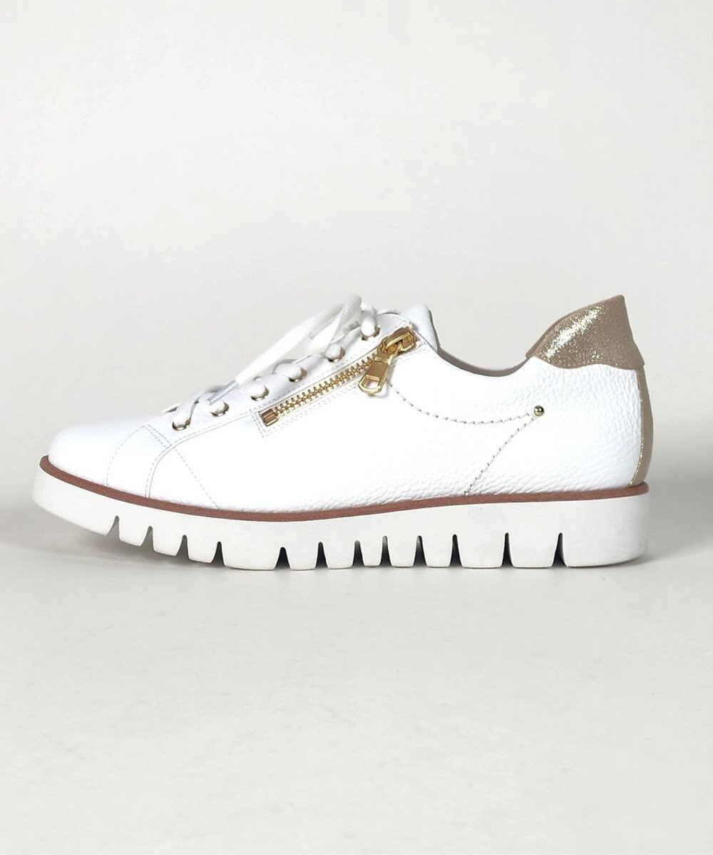 Dominic3 サイドジップレザースニーカー 