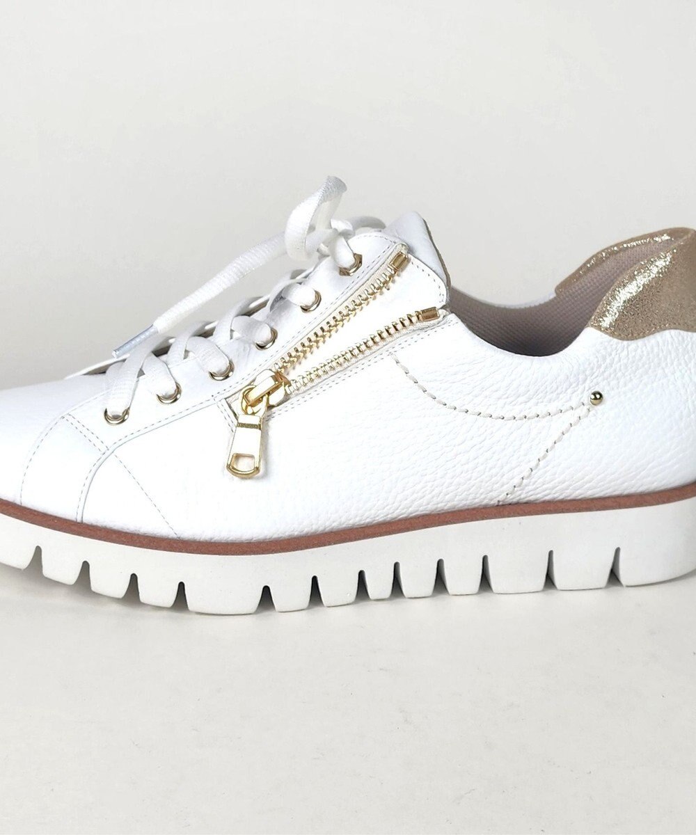 Dominic3 サイドジップレザースニーカー 