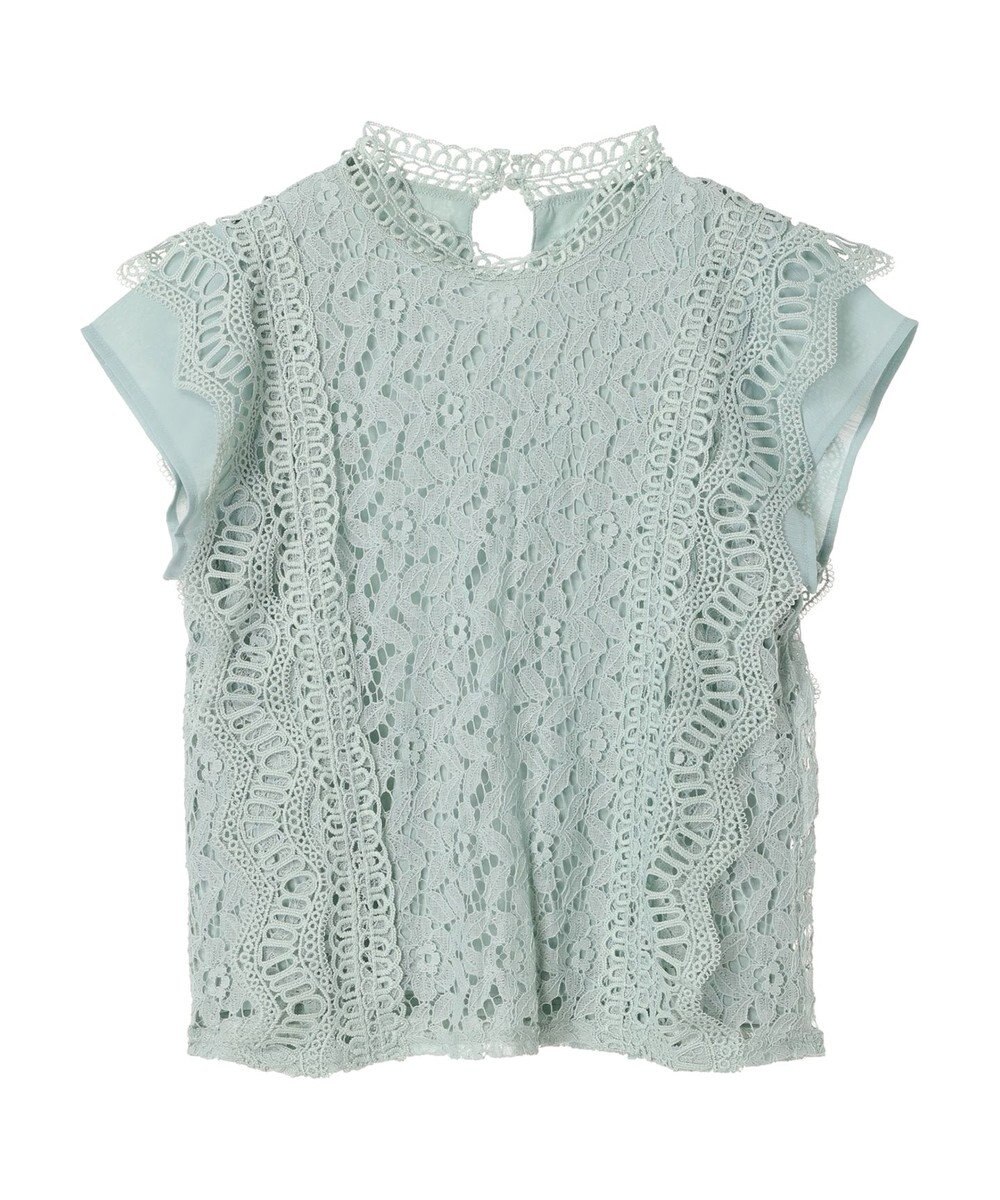 Green Parks ・Ｐｅｔｉｔ　Ｆｌｅｕｒ　フレンチレーシ－ブラウス 