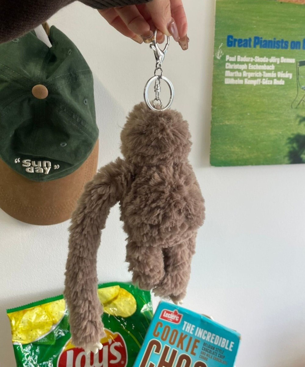 WEGO でかおめめなまけものぬいぐるみキーホルダー 