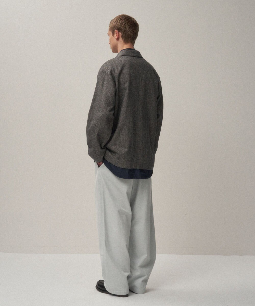 ATON LINEN WOOL TWILL | シャツジャケット - UNISEX 