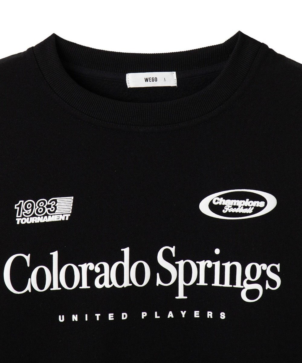 WEGO 【ユニセックス着用ITEM/裏起毛/SMLサイズ展開】リラックスフィットゲームロゴプルオーバー 