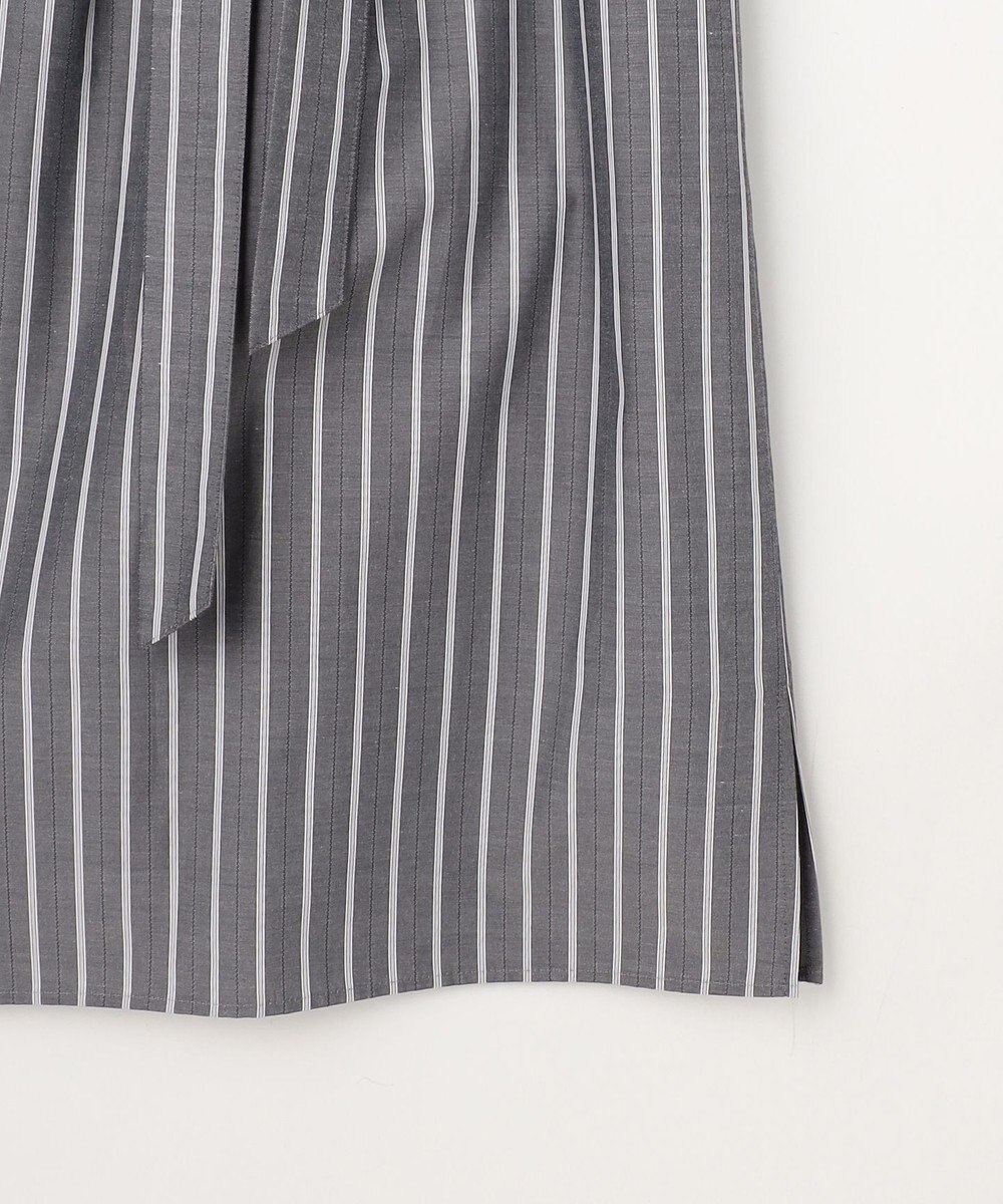 J.PRESS LADIES S TC ハイカウントストライプ シャツ ワンピース 