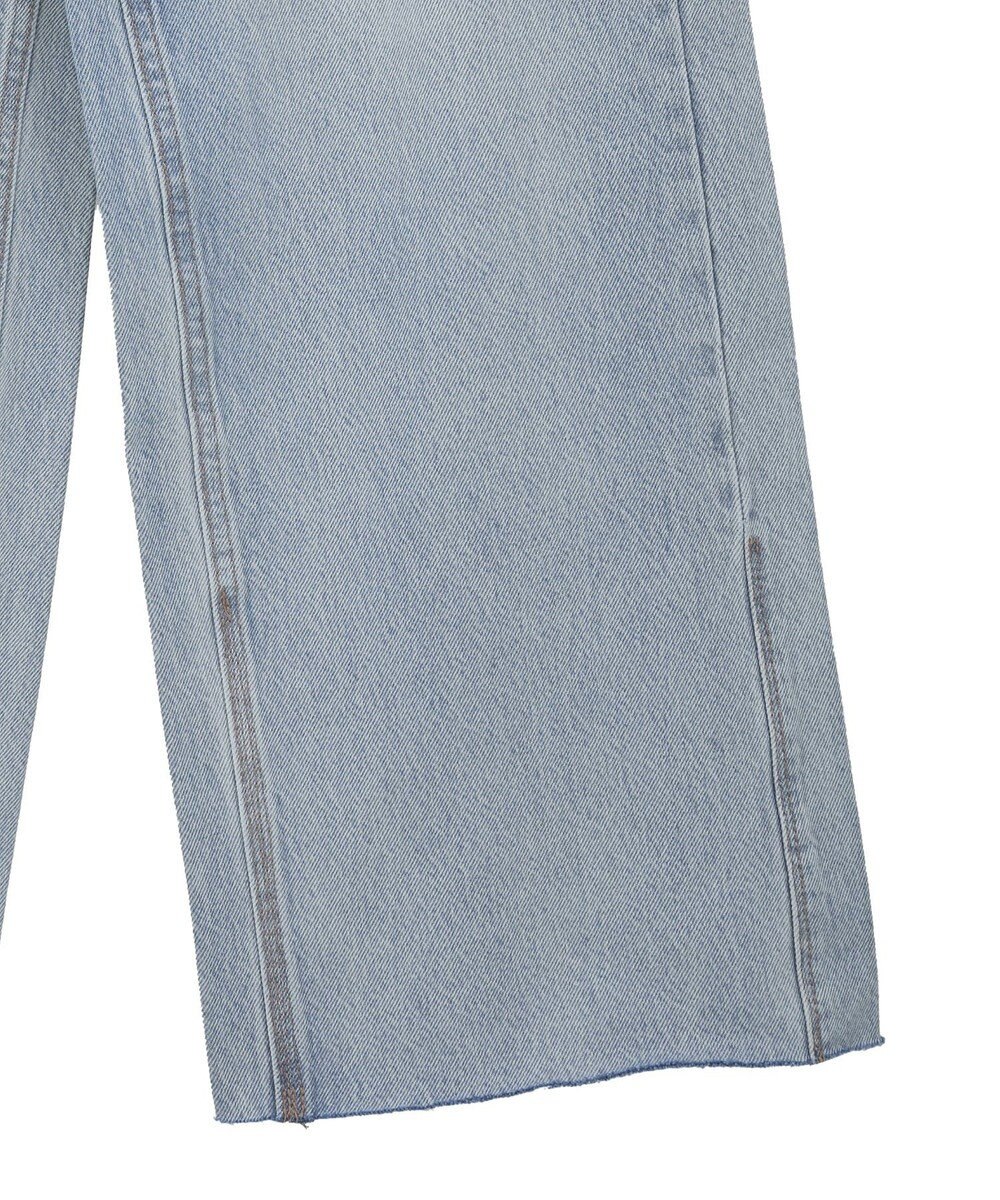 earth music&ecology 【セルフカット可】ワイドデニムパンツ 