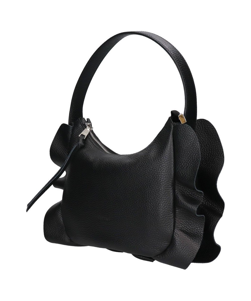 INTER-CHAUSSURES 【RIPANI】サイドフリルホーボーバッグ・ミディ 