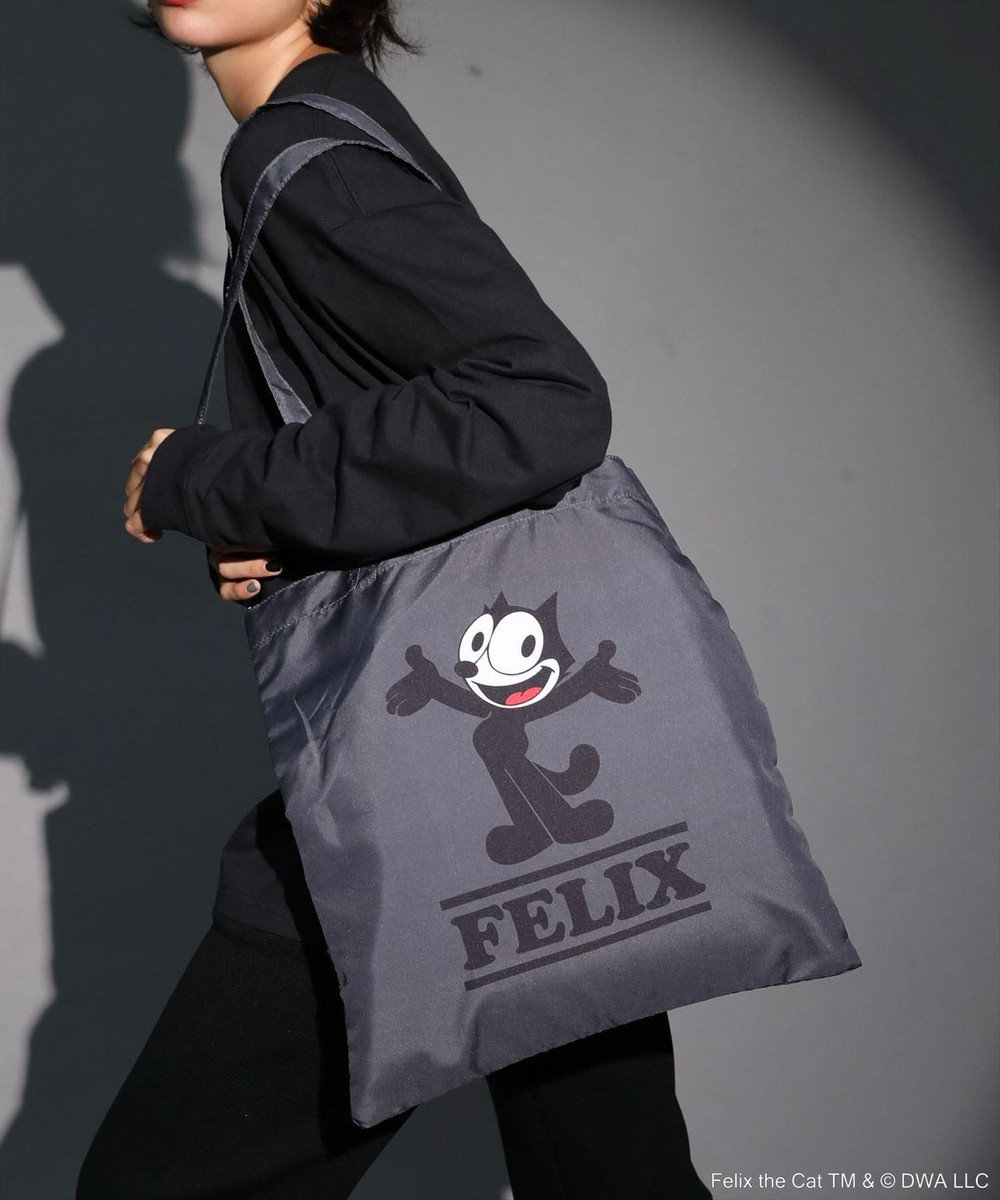 Green Parks ■ＦＥＬＩＸ　プリントトートバッグ Charcoal Gray