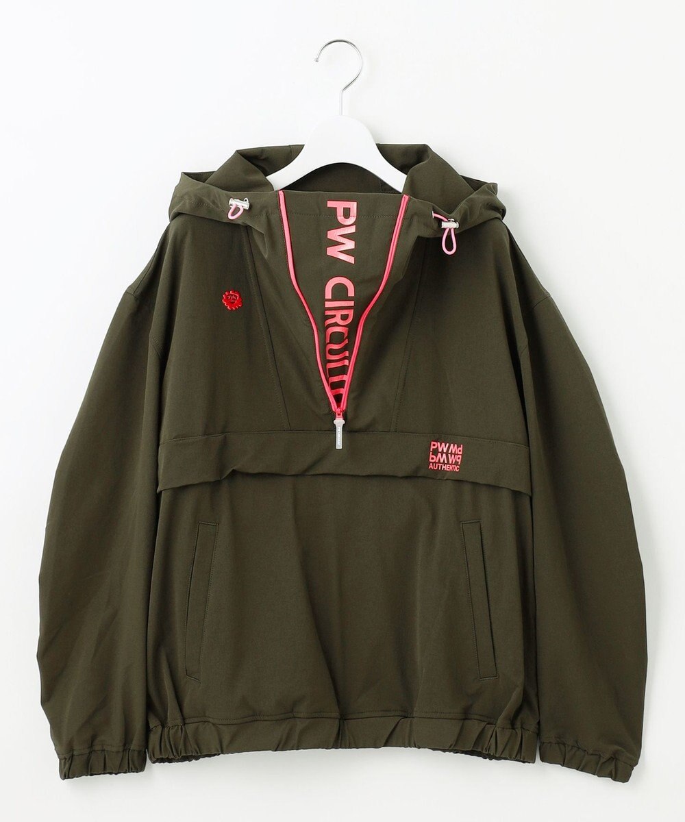 PW CIRCULUS 【 伸縮性あり 】【WOMEN】シャーリングアノラック ブルゾン 