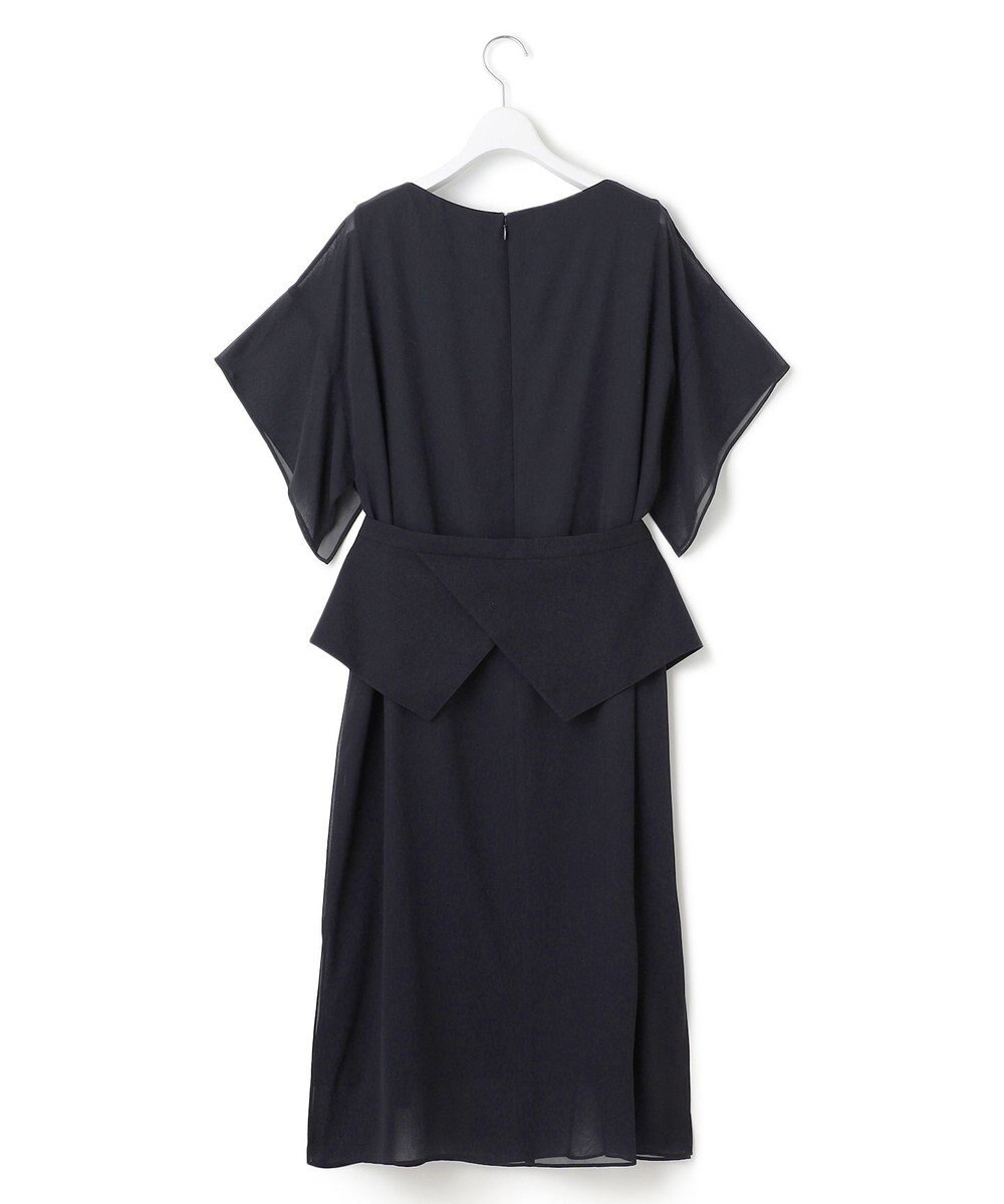 23区 S 【APPLAUDIR】シフォンジョーゼット コンビドレス 