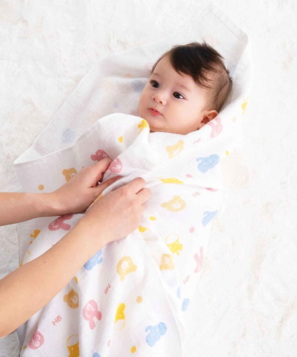 MIKI HOUSE HOT BISCUITS ガーゼバスタオル 