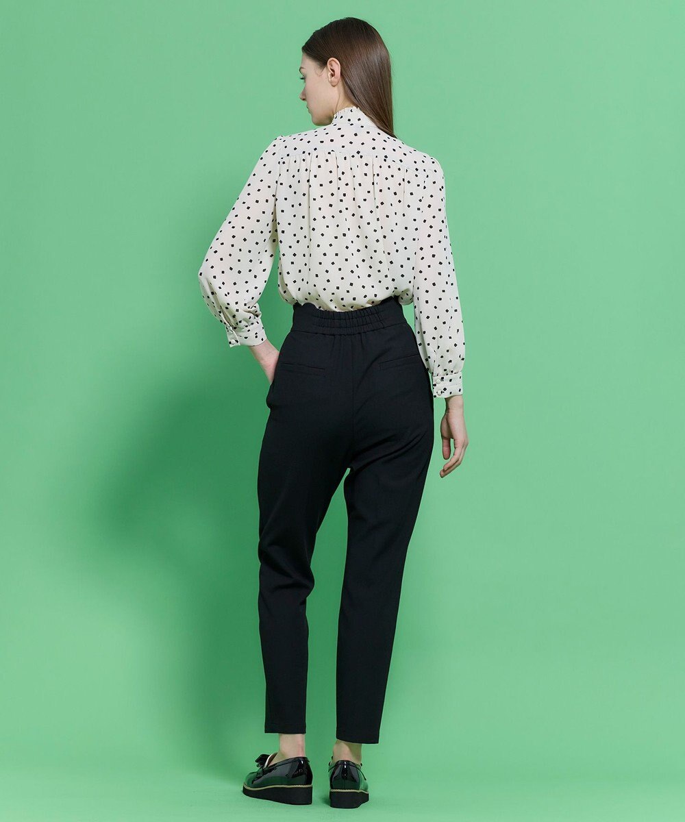 TOCCA PROMISE RIBBON ROSETTE ドット柄ブラウス 