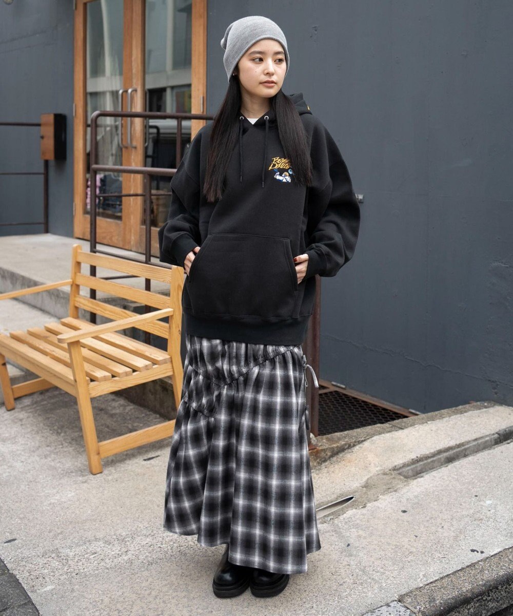 WEGO 【ユニセックス着用ITEM】別注BENDAVISグラフィックプルパーカー 