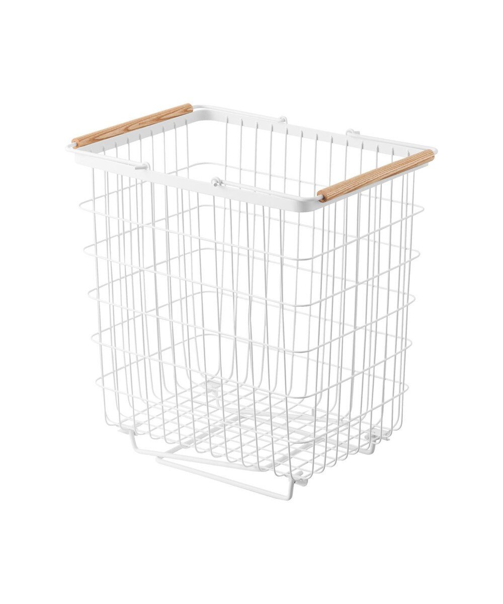 tower 折り畳み脚付きランドリーバスケット トスカ ホワイト 