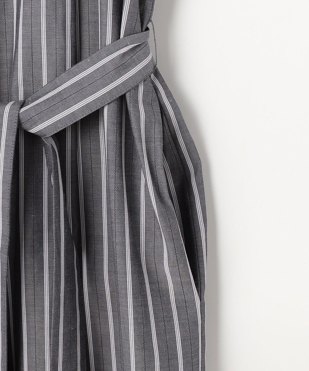 J.PRESS LADIES S TC ハイカウントストライプ シャツ ワンピース 