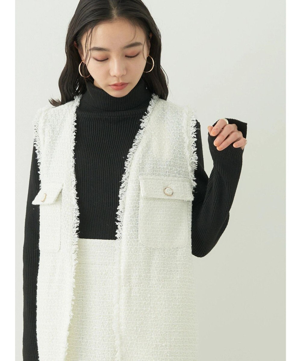 earth music&ecology ツイードジレ 