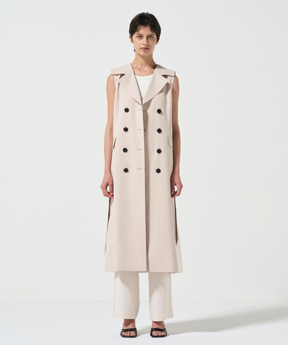 GRACE CONTINENTAL バックプリーツトレンチワンピース 