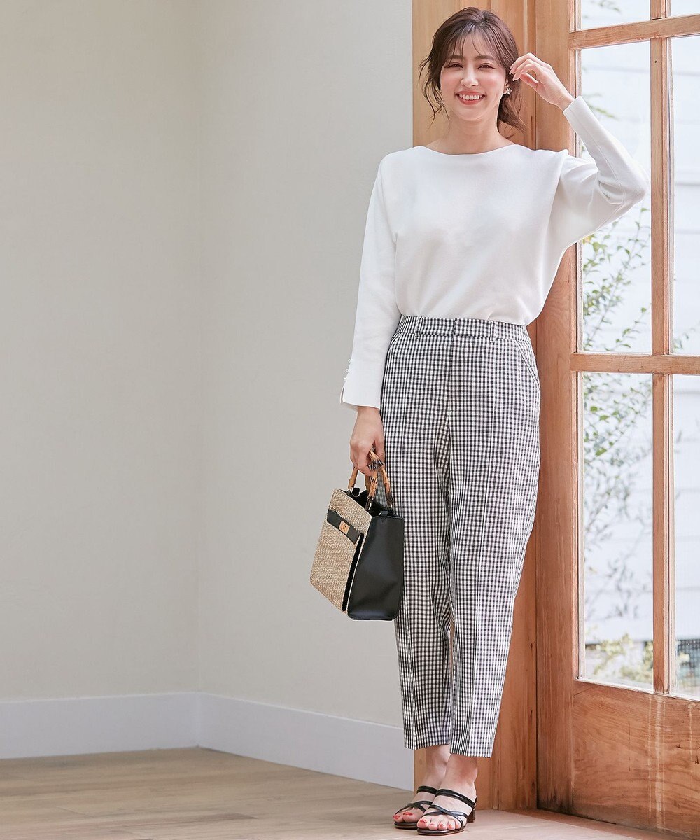 ANY SIS 【洗える】褒めらレディ テーパード パンツ 