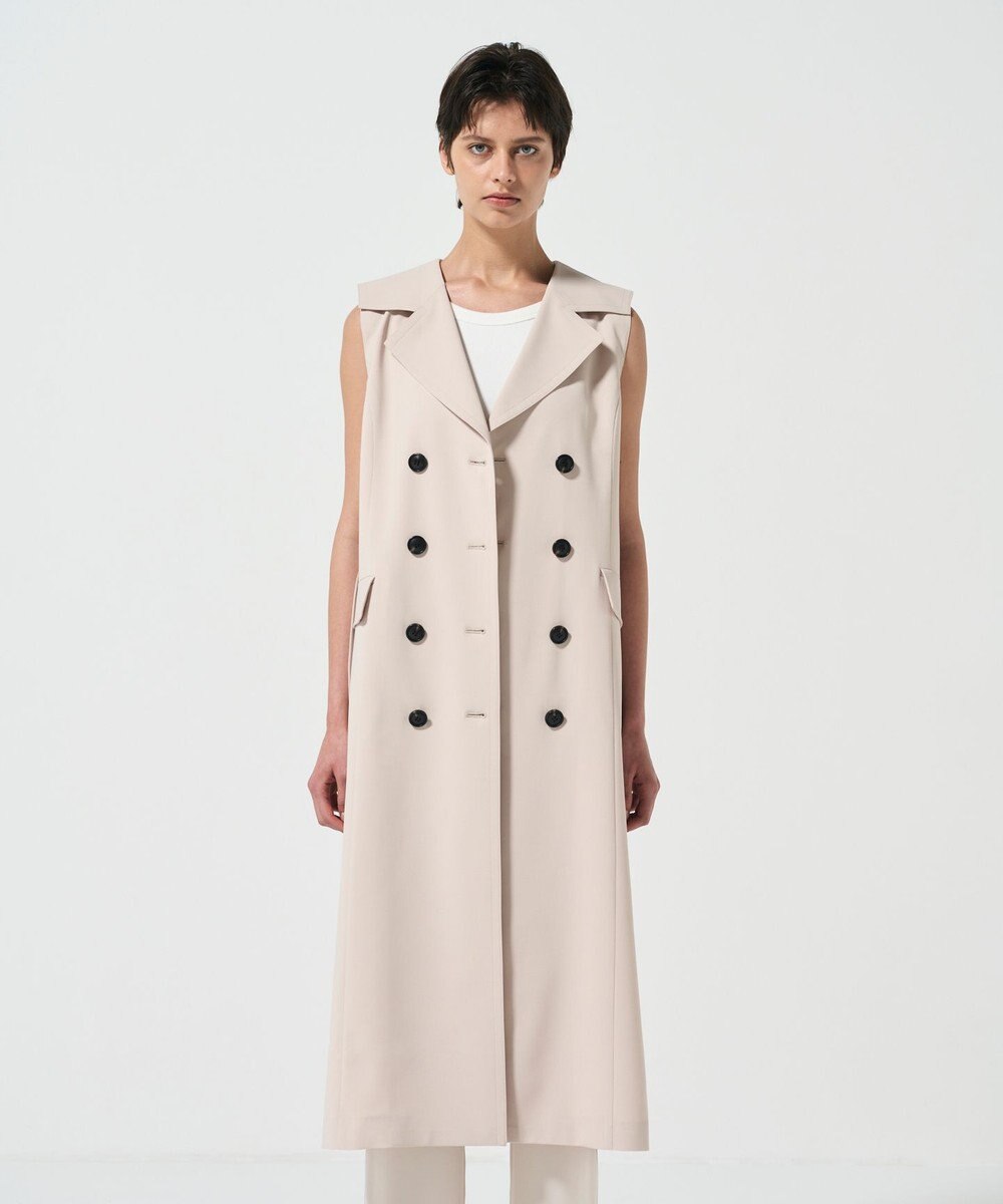 GRACE CONTINENTAL バックプリーツトレンチワンピース 