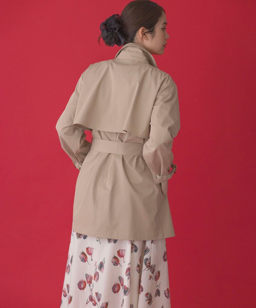 組曲 コットンライクツイル トレンチコート 