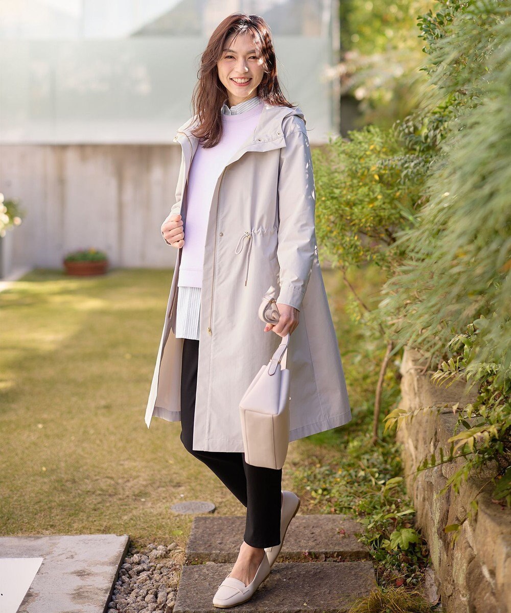 ANY 【手洗い可】ライトフーデットコート 
