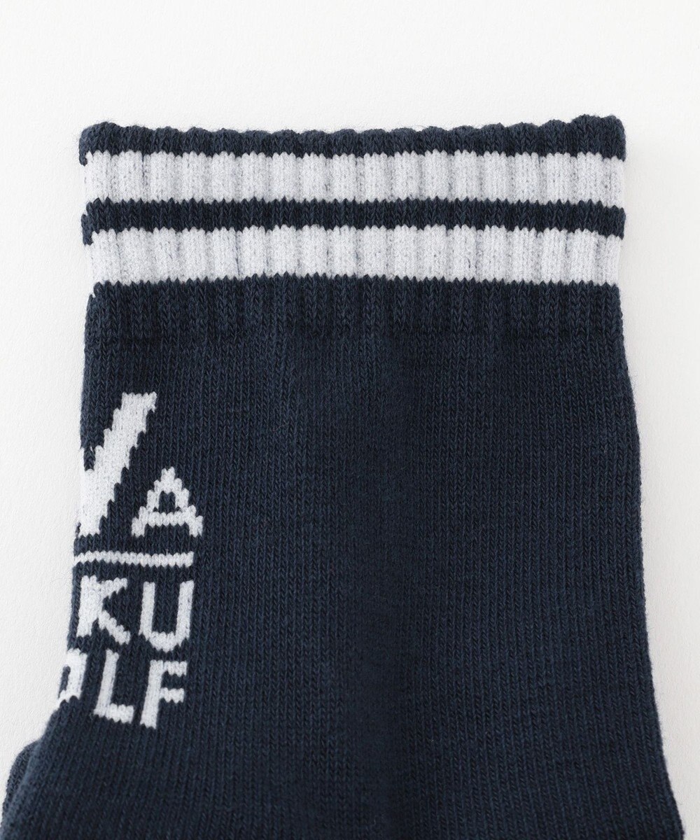 23区GOLF 【MEN】ロゴハーフソックス 