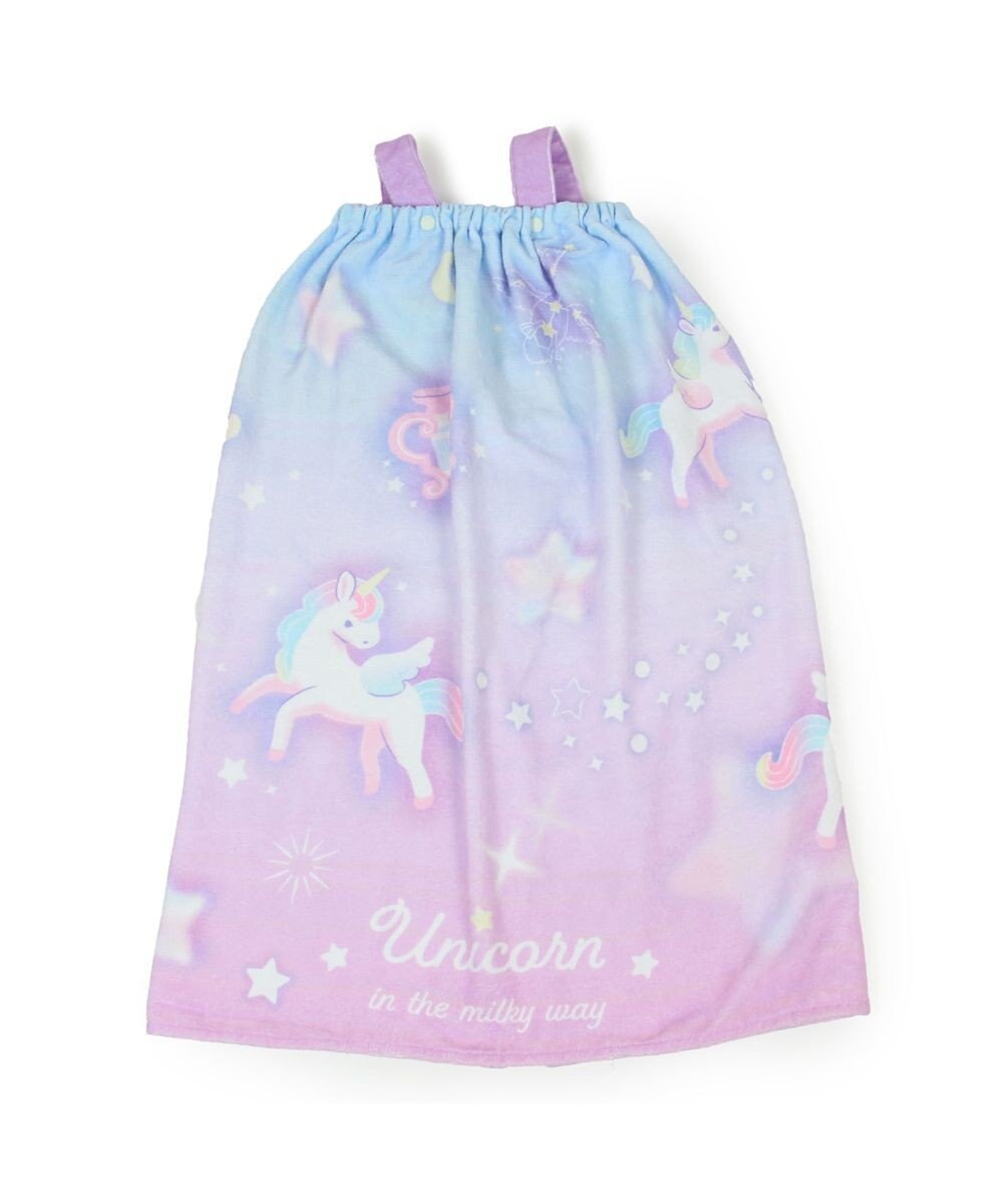 Mother garden マザーガーデン ユニコーン ラップタオル 80cm 《ミルキーウェイ柄》 
