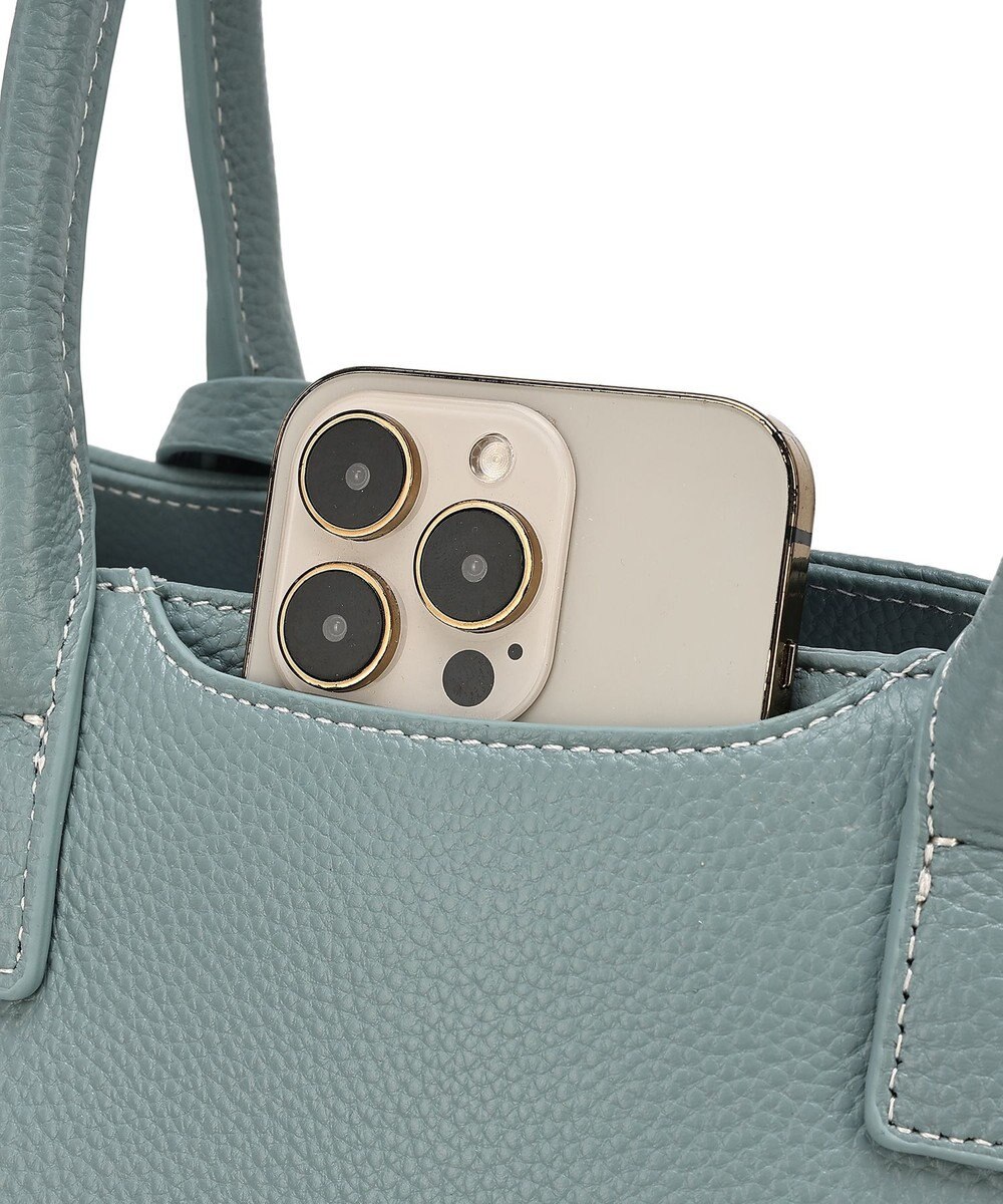 style code 【PADMA/パドマ】 キーチャーム付 本革ベルトデザインハンドバッグ 