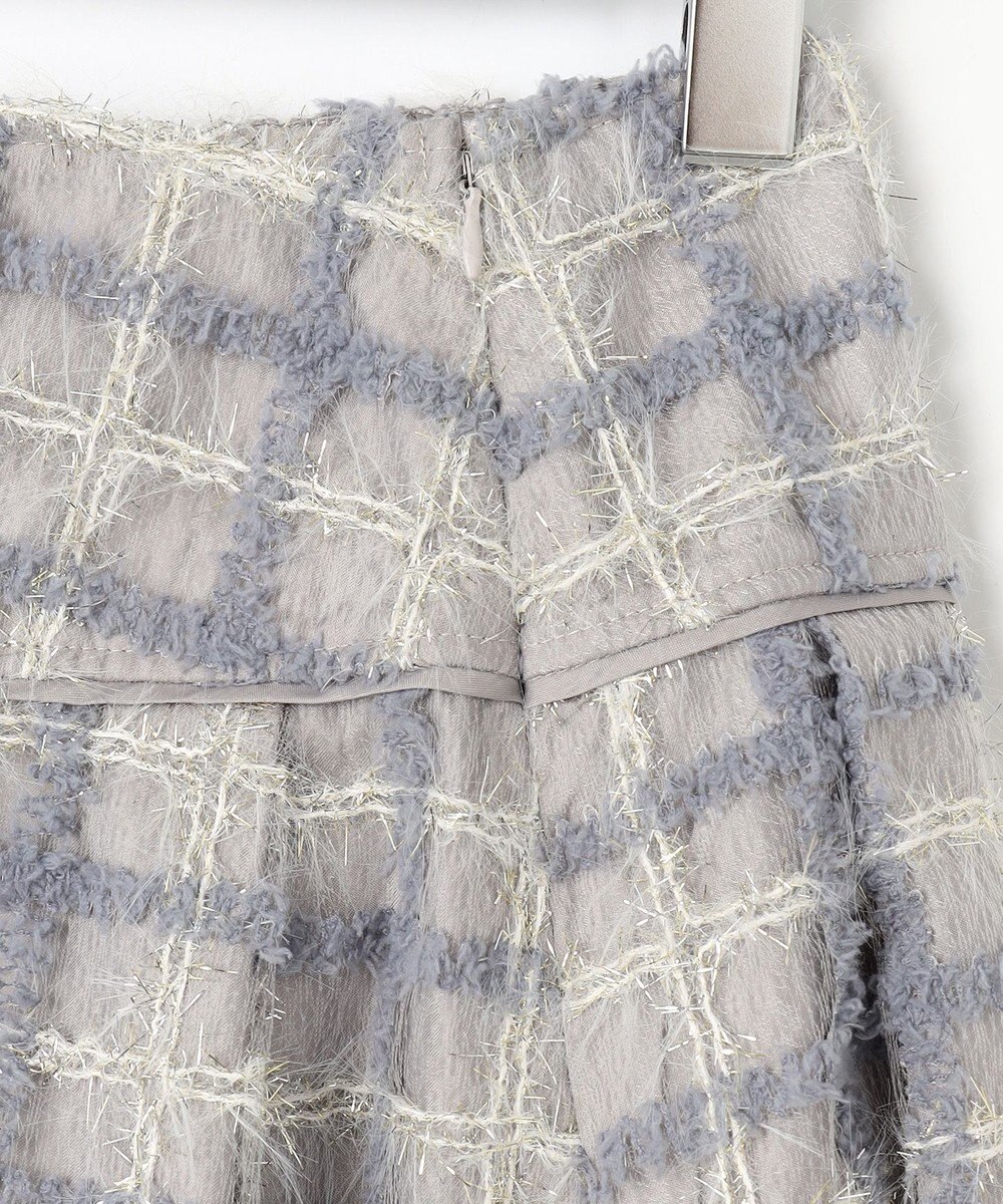 Feroux ラメチェック フレアスカート 