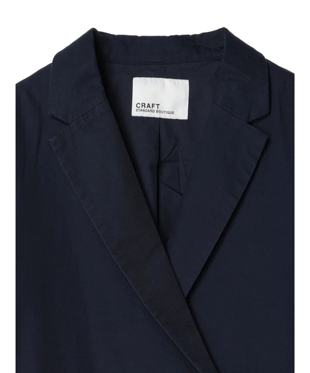 CRAFT STANDARD BOUTIQUE コットンギャバジンＷテーラードジャケット 