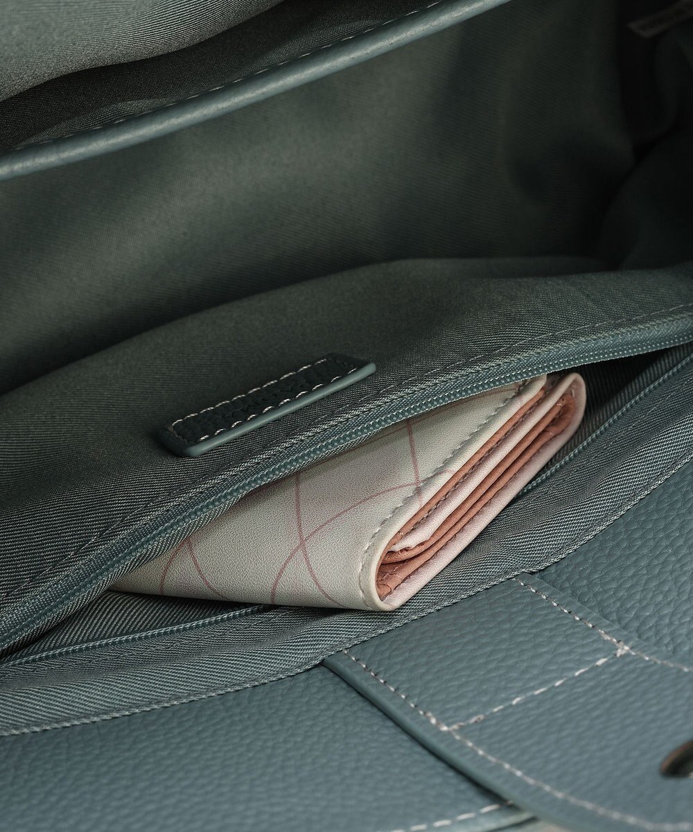 style code 【PADMA/パドマ】 キーチャーム付 本革ベルトデザインハンドバッグ 