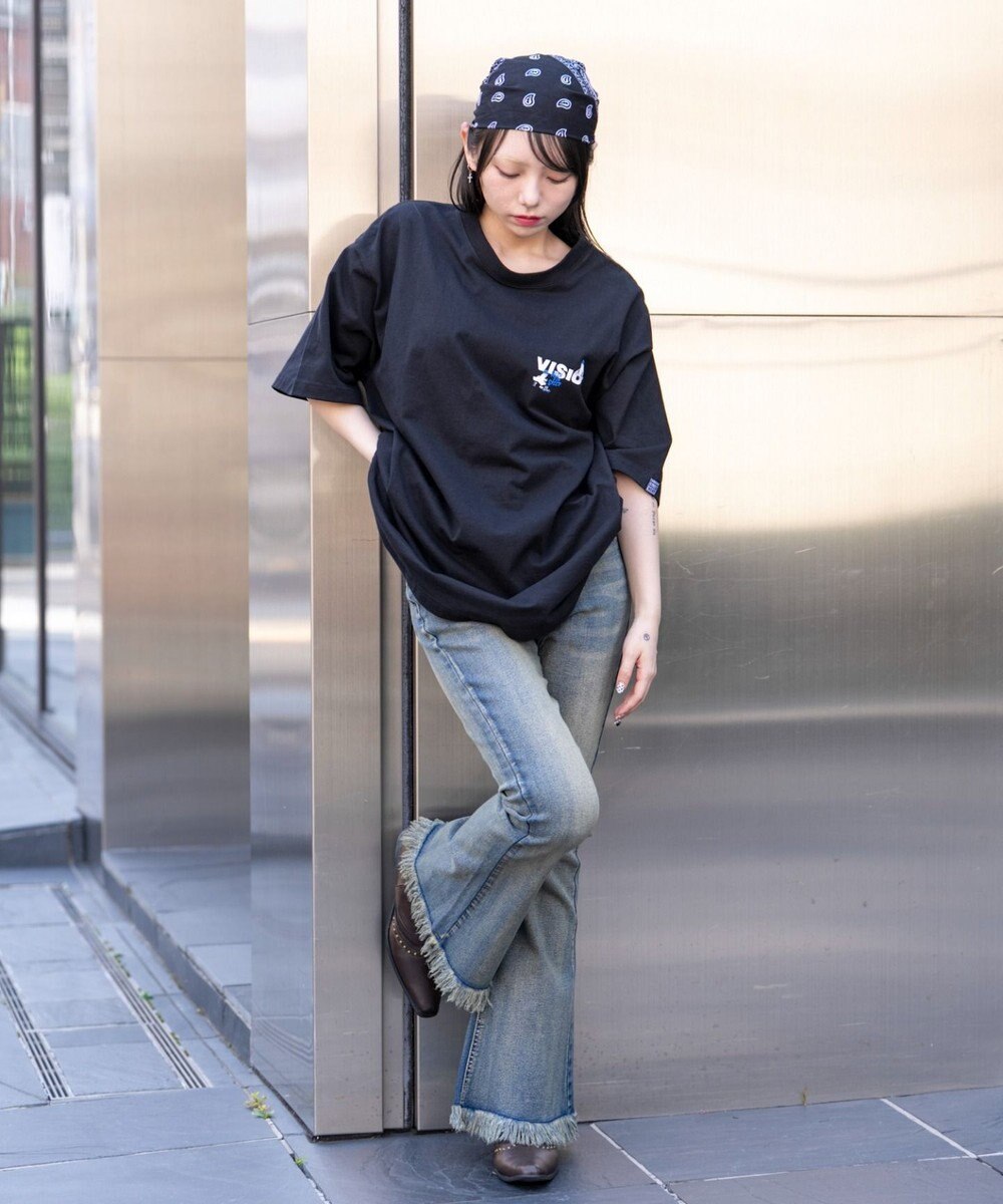 WEGO 【ユニセックス着用ITEM】別注VISIONボックスロゴゴーストスケーターT（SS） 