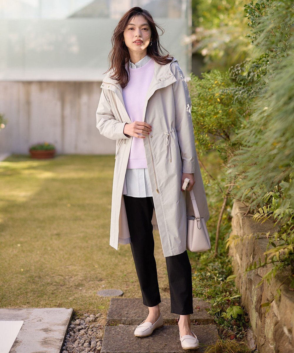 ANY 【手洗い可】ライトフーデットコート 