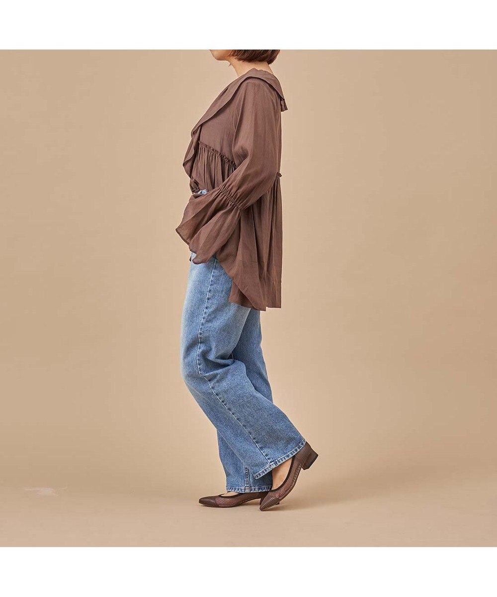 MODE ET JACOMO <carino>ポインテッドトゥメッシュパンプス 