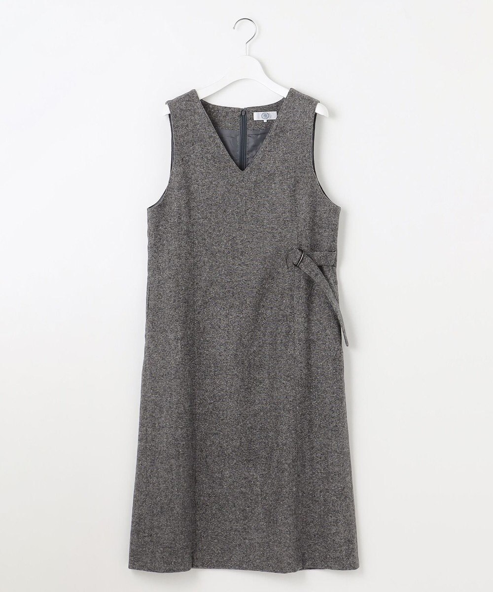 J.PRESS LADIES S シルクネップ ツイード ジャンパースカート 