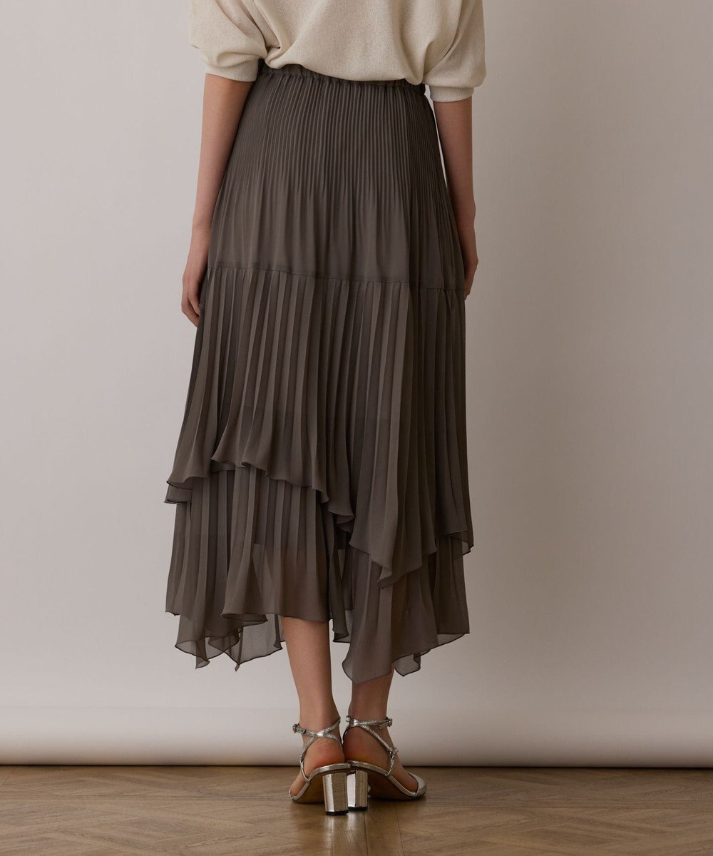 GRACE CONTINENTAL イレギュラープリーツスカート 