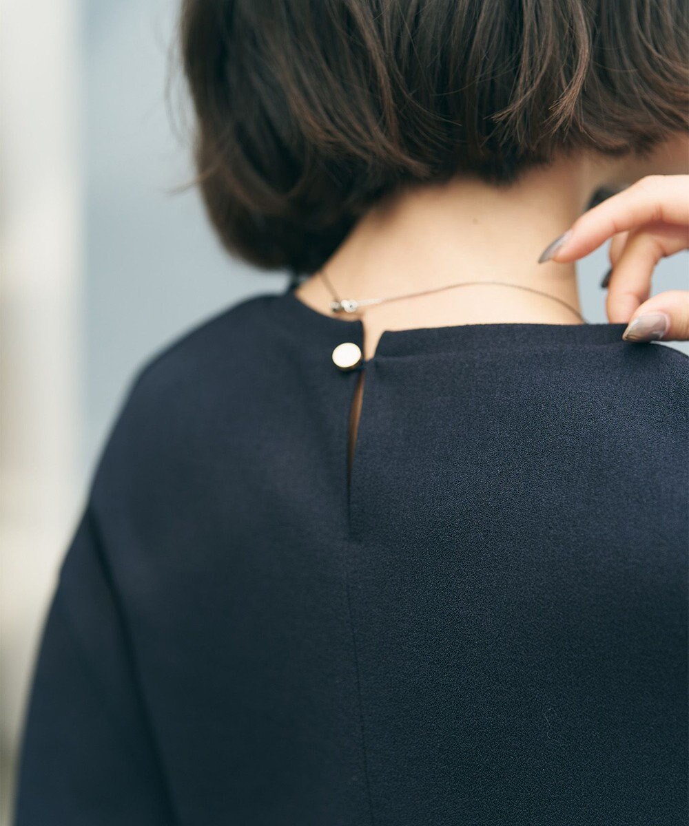 UNFILO ジョーゼット ラウンドテール プルオーバー 