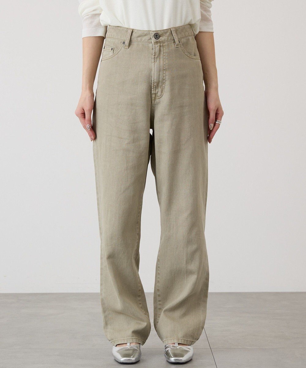 AMERICAN HOLIC ルーズストレートカラーデニムパンツ 