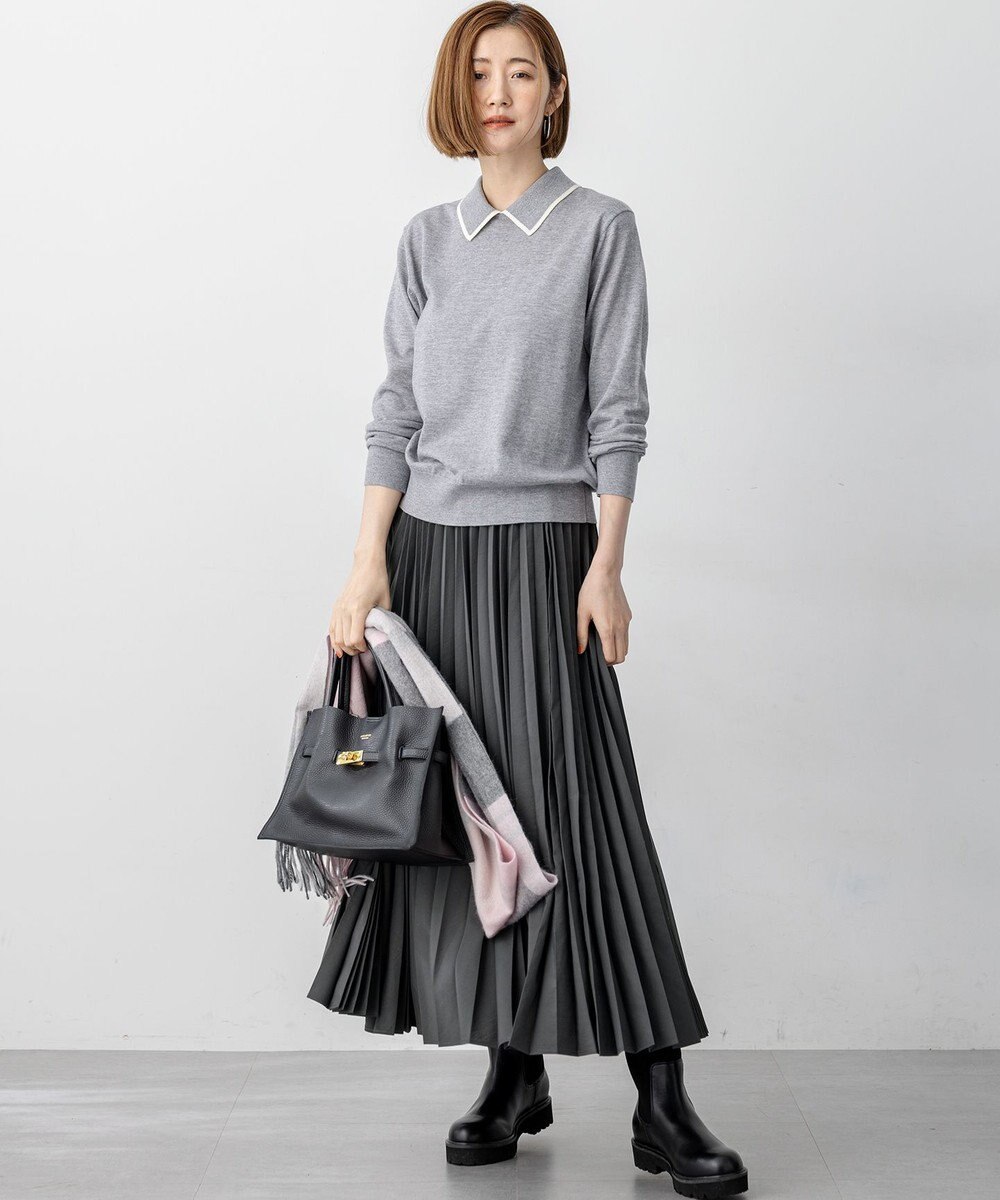 23区 S 【洗える】ウーステッドウール ポロニット 