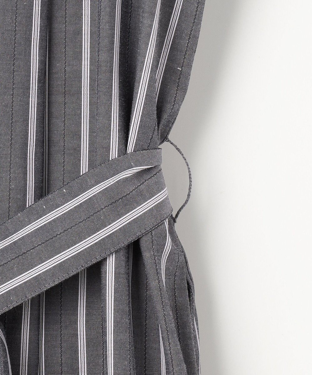 J.PRESS LADIES S TC ハイカウントストライプ シャツ ワンピース 