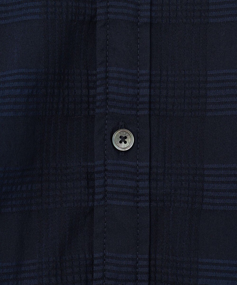 JOSEPH HOMME 【WEB・一部店舗限定】ドビーチェックストレッチ　ウイングカラーシャツ 