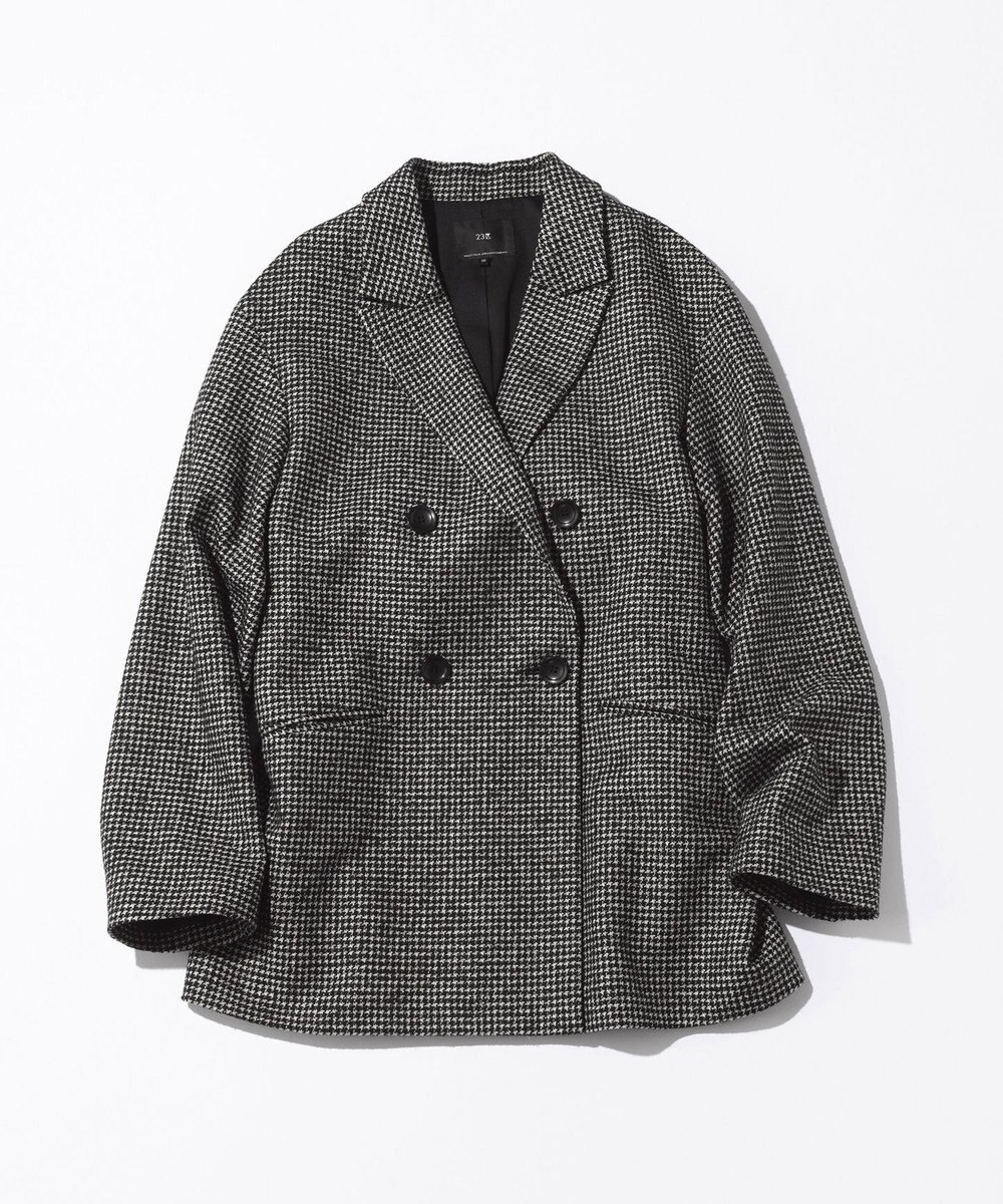 23区 S 【見上愛さん着用/VERY12月号掲載】ループミックスツイード ダブル ジャコット 