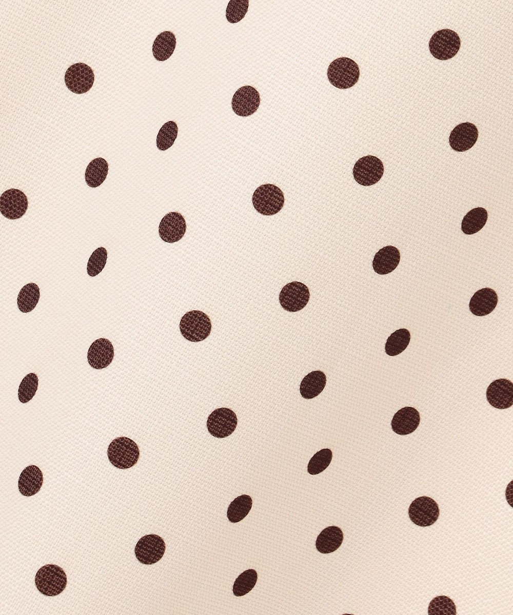 Feroux 【洗える】パールボタン付きフレア スカート 