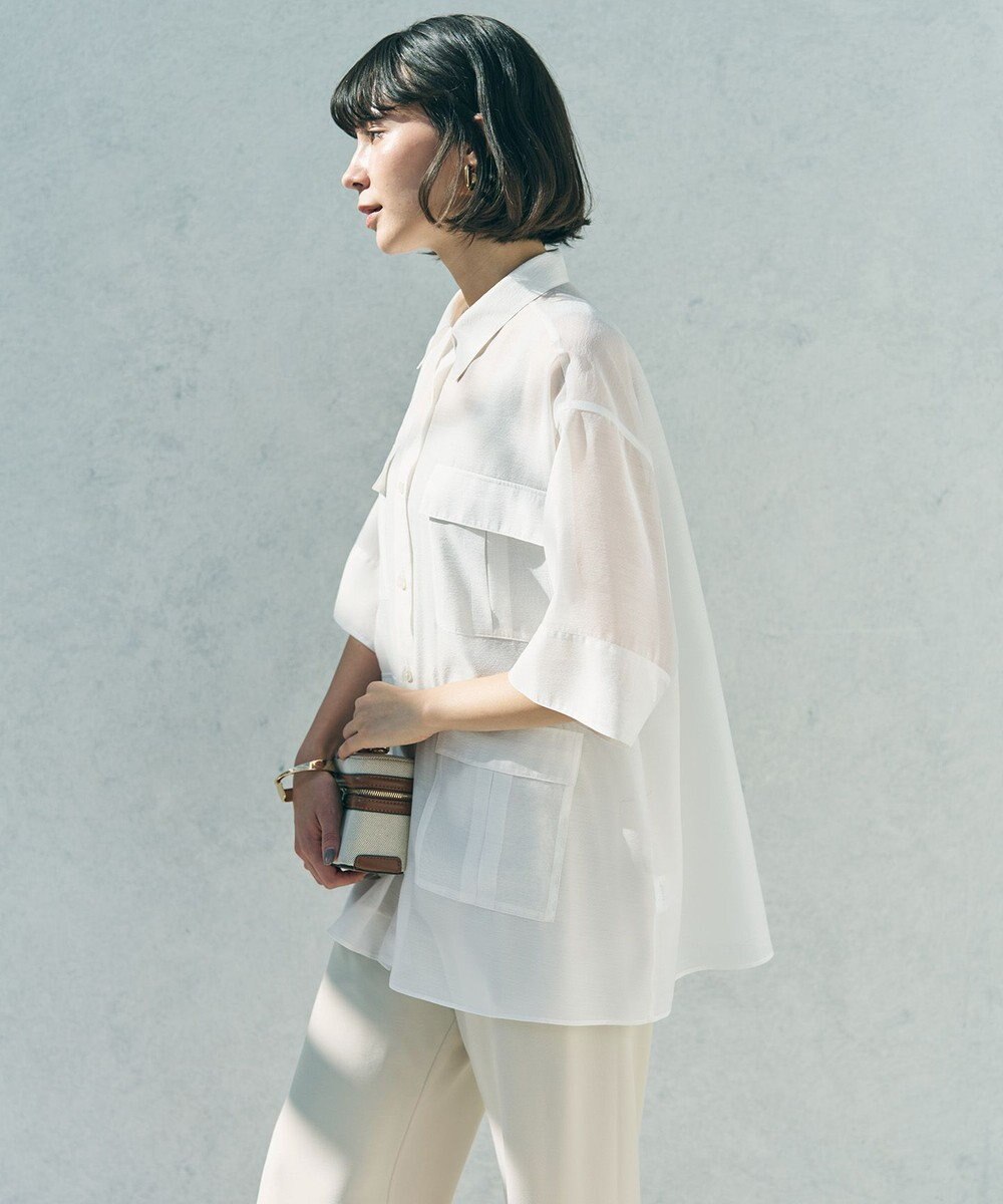 UNFILO シアー サファリシャツ 