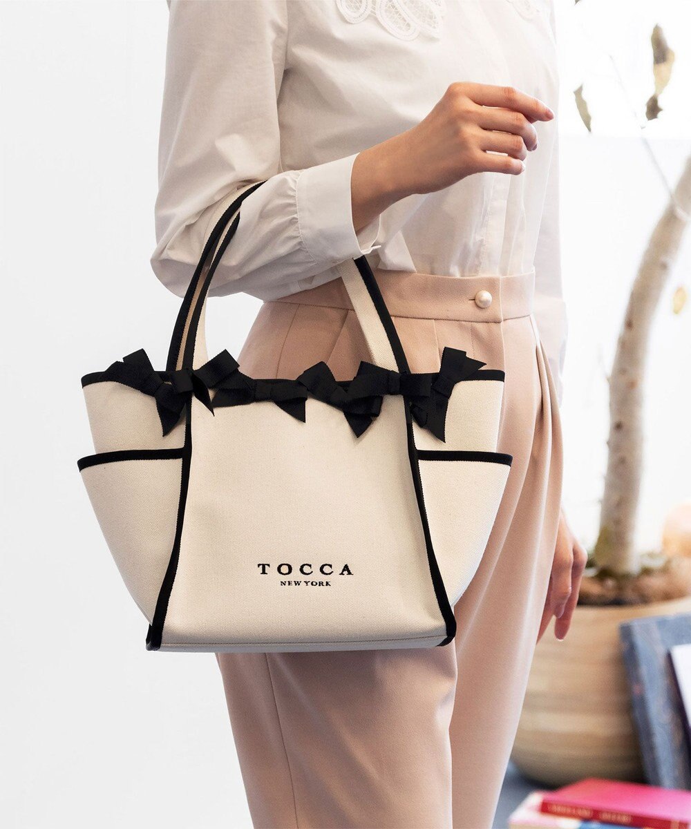 TOCCA OCTUPLE RIBBON TOTE M トートバッグ M 