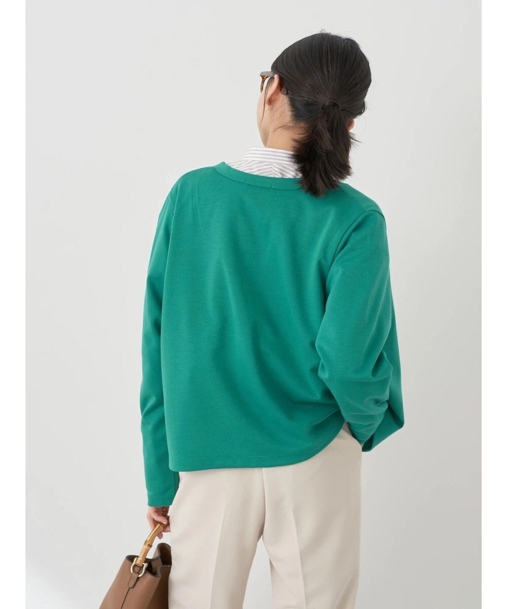 earth music&ecology パールスナップボタンカーディガン 