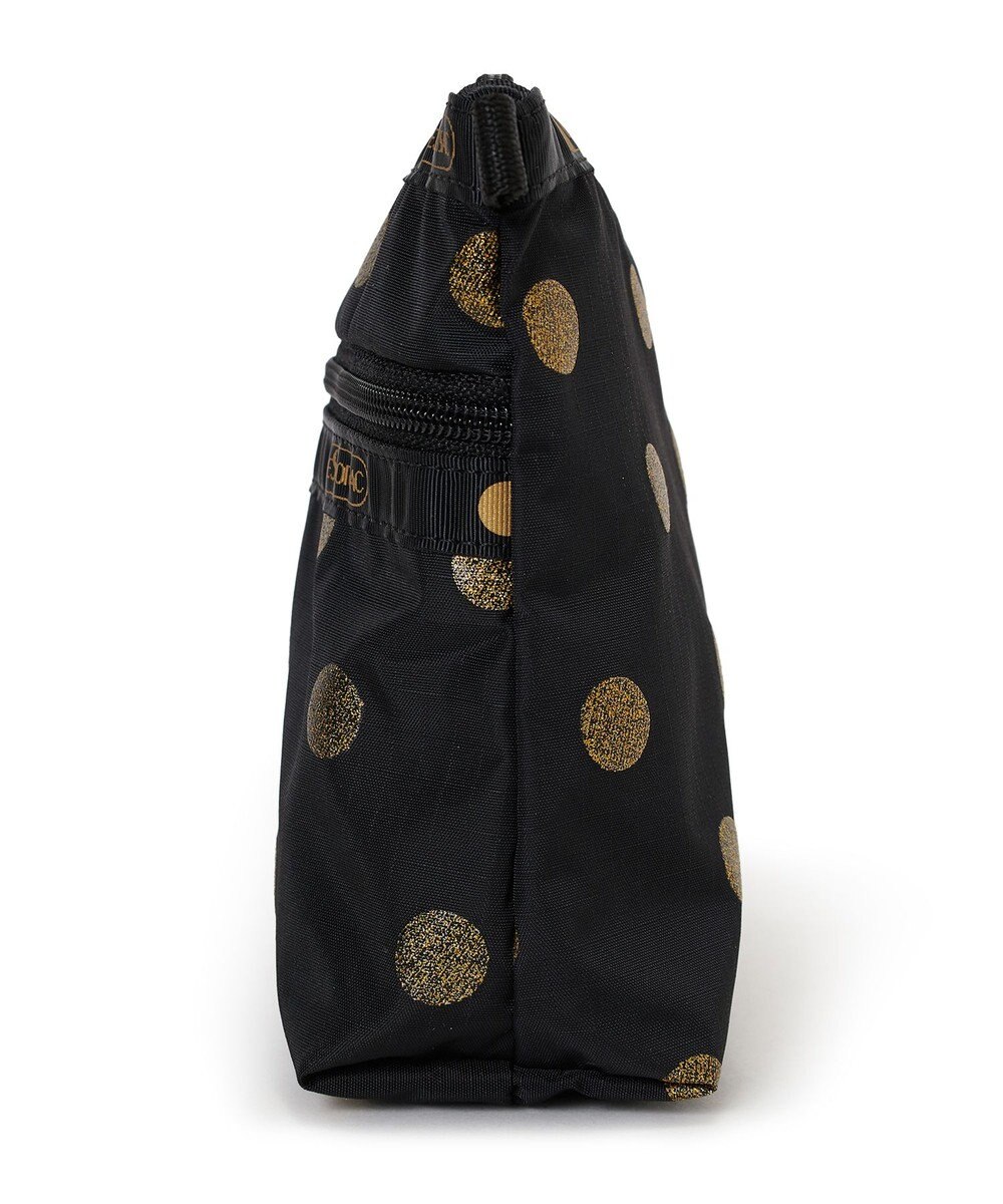LeSportsac COSMETIC CLUTCH/ゴールドグリッタードッツ 