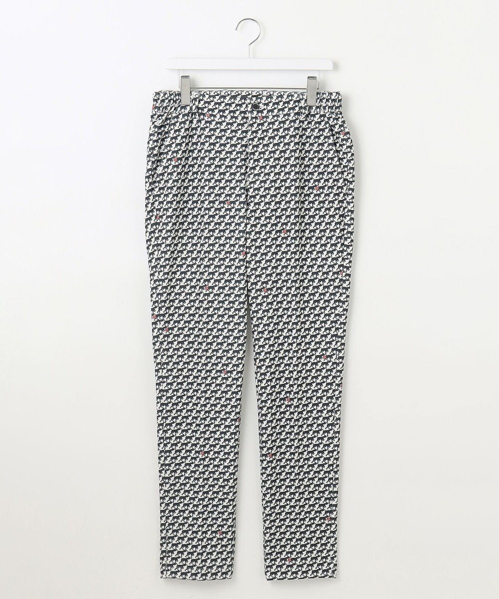 23区GOLF 【MEN】【ストレッチ】ハンタードッグ柄 パンツ 