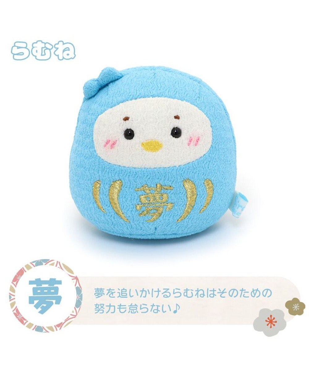 Mother garden しろたん 手のり ちりめん だるま マスコット ちびちびマスコット 8cm 【単品】 