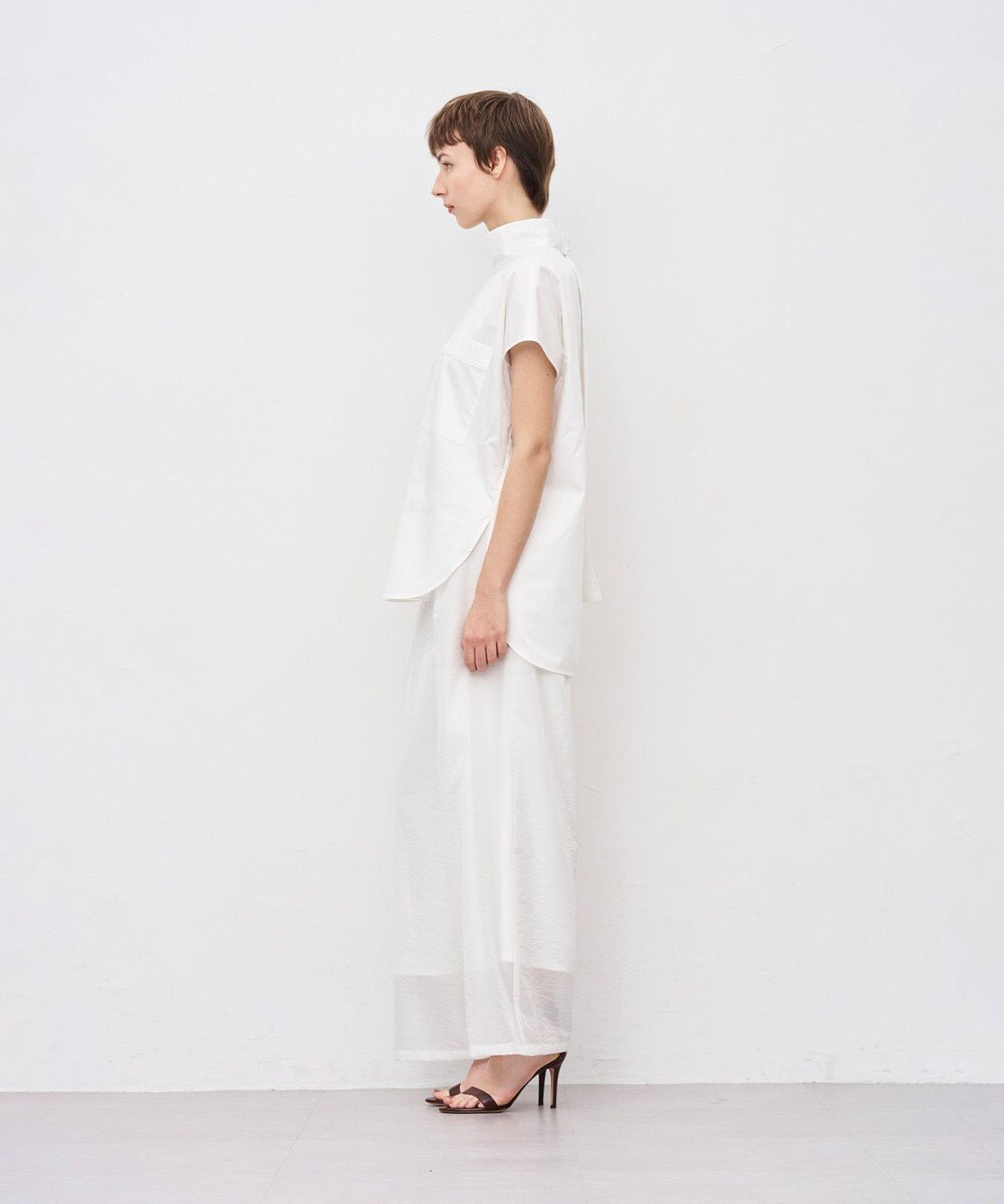 uncrave ブロードクロス ボウタイブラウス 