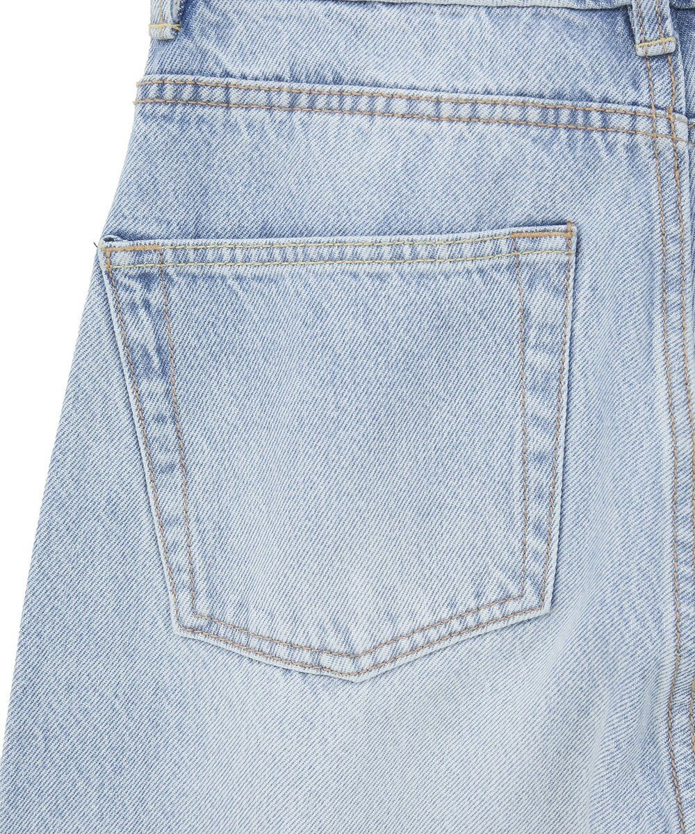 earth music&ecology 【セルフカット可】ワイドデニムパンツ 